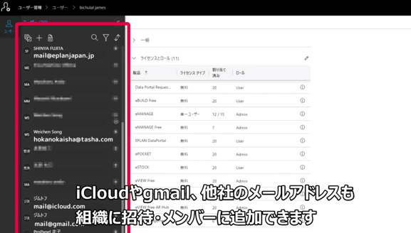 eMANAGE_ユーザー管理