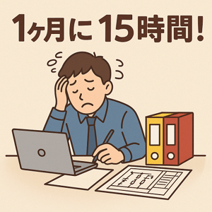 1ヶ月に15時間